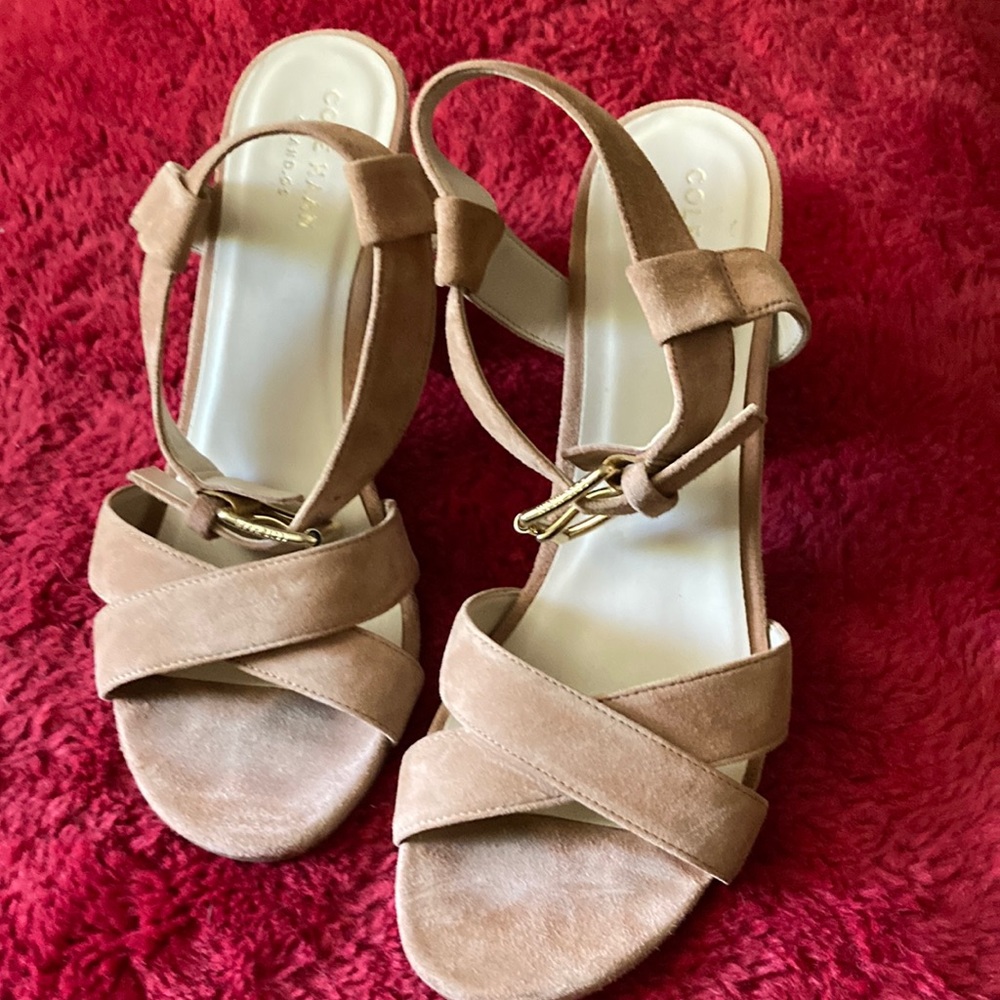 Cole Haan sued sandles in very good condition.